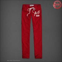 dames abercrombie sweatpants wit lace-up af 1892 rood Uit De Kleren Gaan 4yksq653